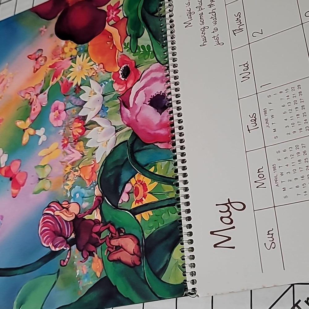 A Himself the Elf Calendar for 1985 - A Year of Magical Days, Vintage, Preloved - Picture 4 of 10